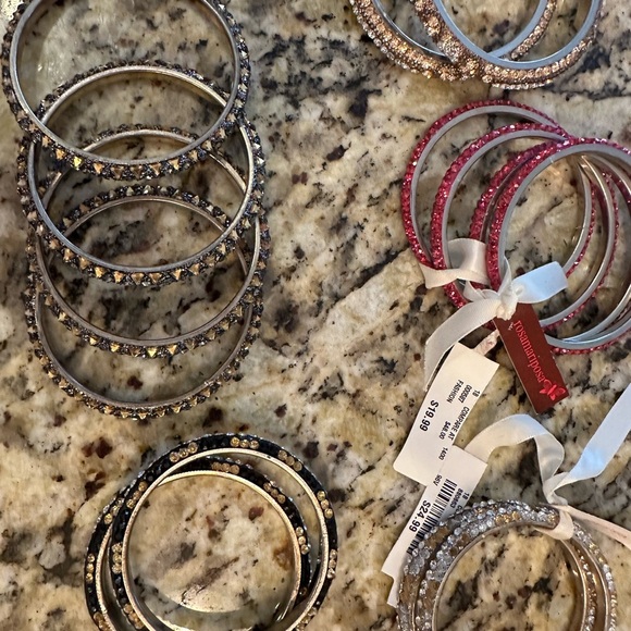 Lot of Rhinestone Bracelets bangles y2k new - Picture 3 of 4